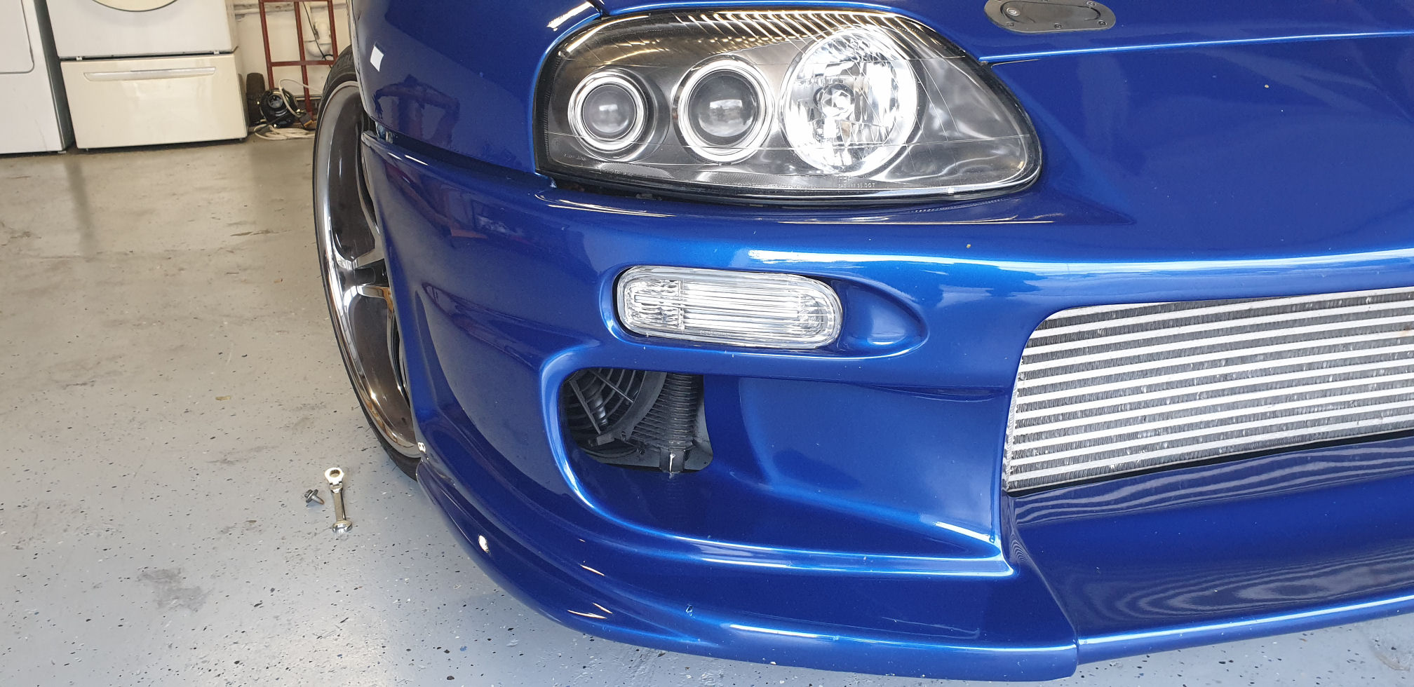 Toyota Supra flowing turn signal